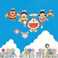 TAKASHI MURAKAMI  - Doraemon: Wouldn’t It Be Nice If We Could Do This and That
